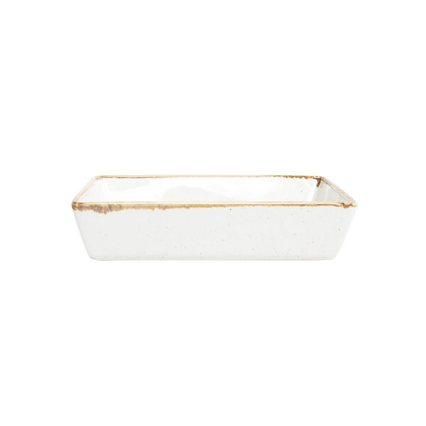 PORLAND BEIGE Чиния ордьовър правоъгълна 16см х10см - Horeca Depot
