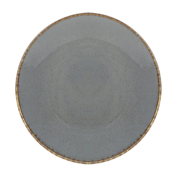 PORLAND DARK GREY Чиния плитка 28см - Horeca Depot
