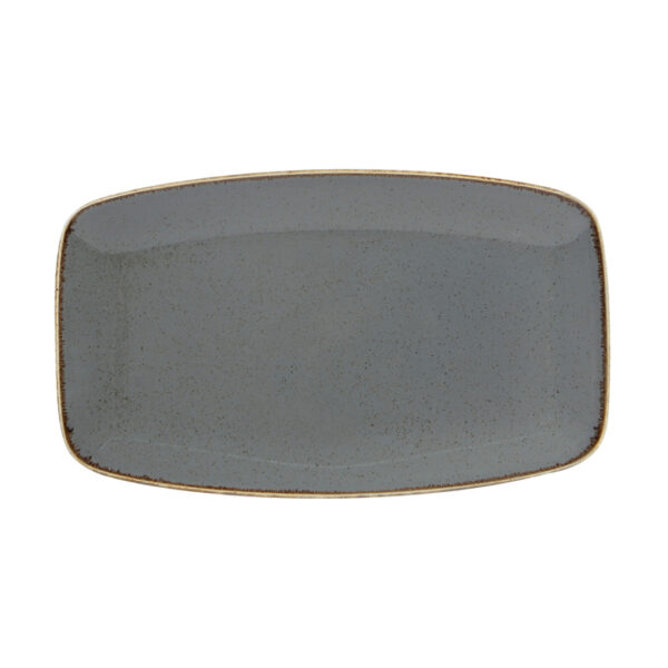 PORLAND DARK GREY Правоъгълно плато 31см х18см - Horeca Depot