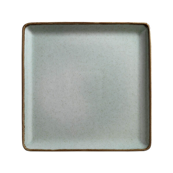 KUTAHYA PEARL TAN Чиния плитка квадрат зелена 23х23см - Horeca Depot