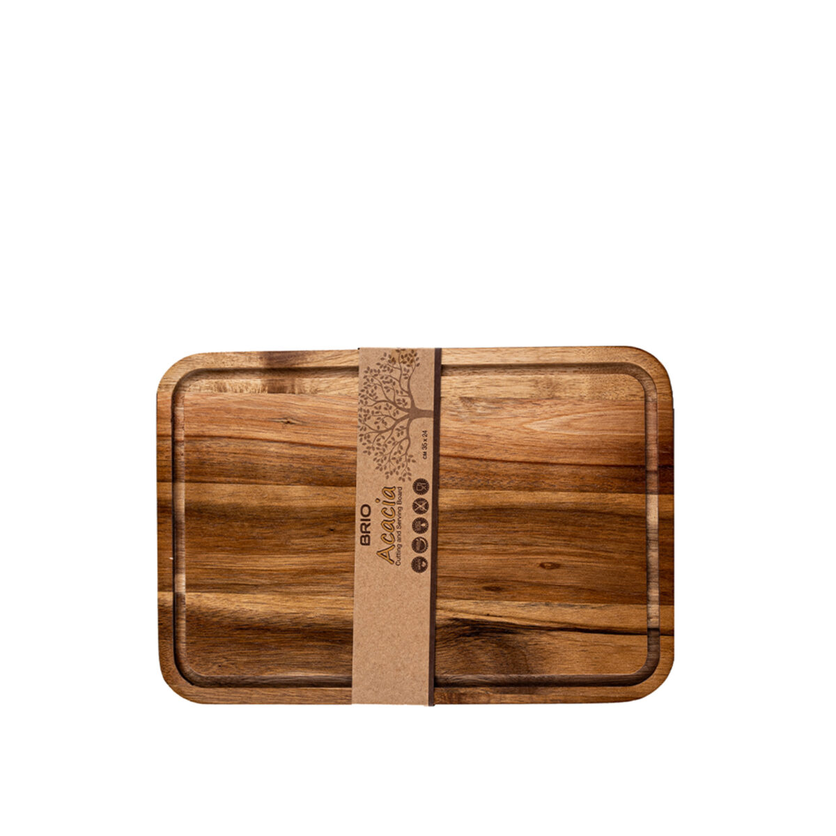 BRIO Acacia Дъска акация 35х24х1.4 см - Horeca Depot