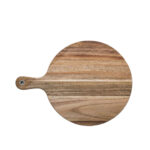 BRIO Acacia Дъска с дръжка кръг Ф30х40х1 5см - Horeca Depot