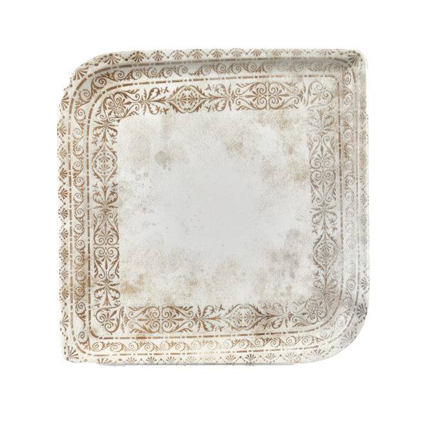 BY BONE ANTICO AREL Плато квадрат 22х22 см 1 бр. AN AR 30 KR - Horeca Depot